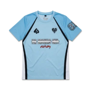 Patched Baby Blue Jersey